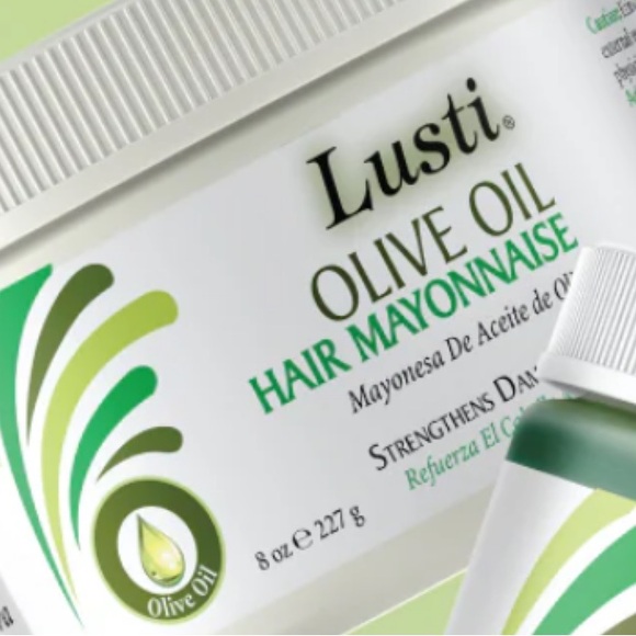 LUSTI OLIVE OIL DETANGLING SPRAY & OLIVE OILHAIR MAYONNAISE. - Picture 3 of 10